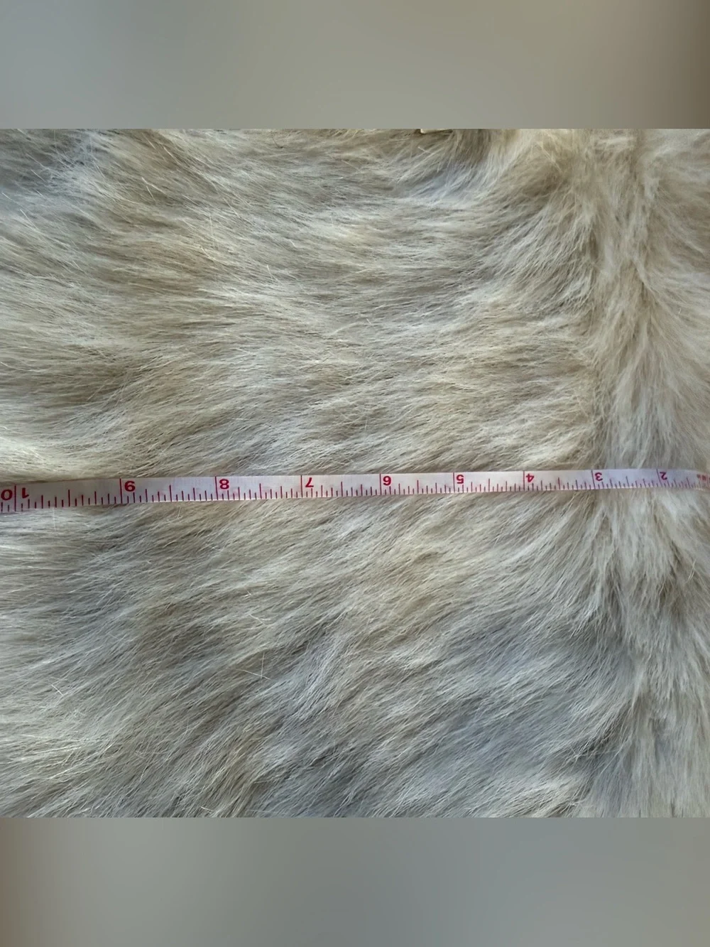 Unique Cream Faux Fur  hand warmer NEW with tag